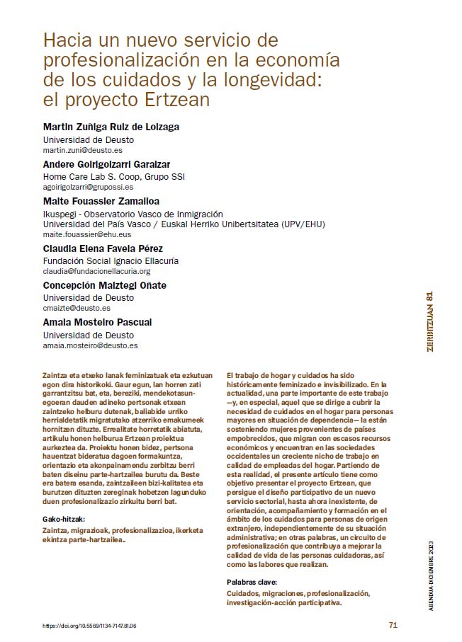 Proyecto Ertzean